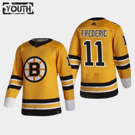 Camisola Boston Bruins Trent Frederic 11 2020-21 Reverse Retro Authentic - Criança